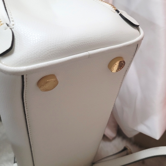 Optic White Michael Kors Reese Satchel - Picture 3 of 9